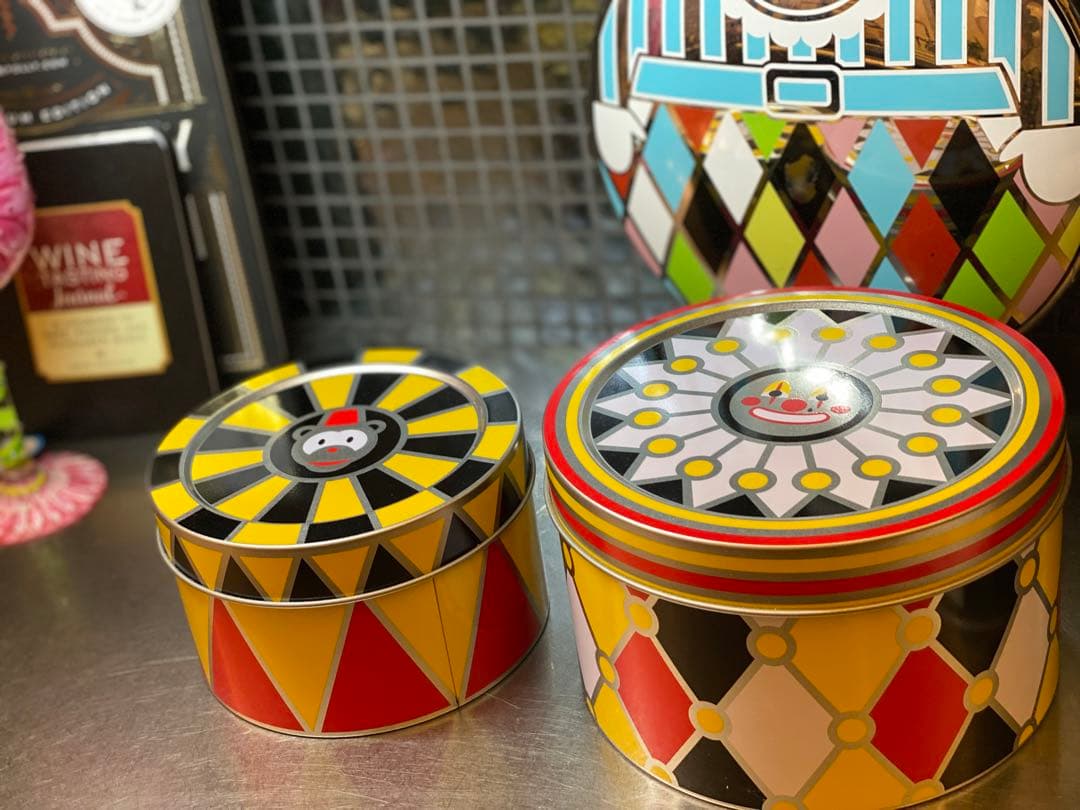 2日間限定価格　アレッシィALESSI ブリキの箱3個セット