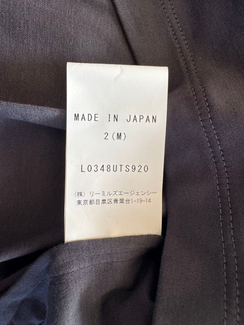 【新品未使用】JOHN SMEDLEYオリジナルコットン天竺長袖Ｔシャツ