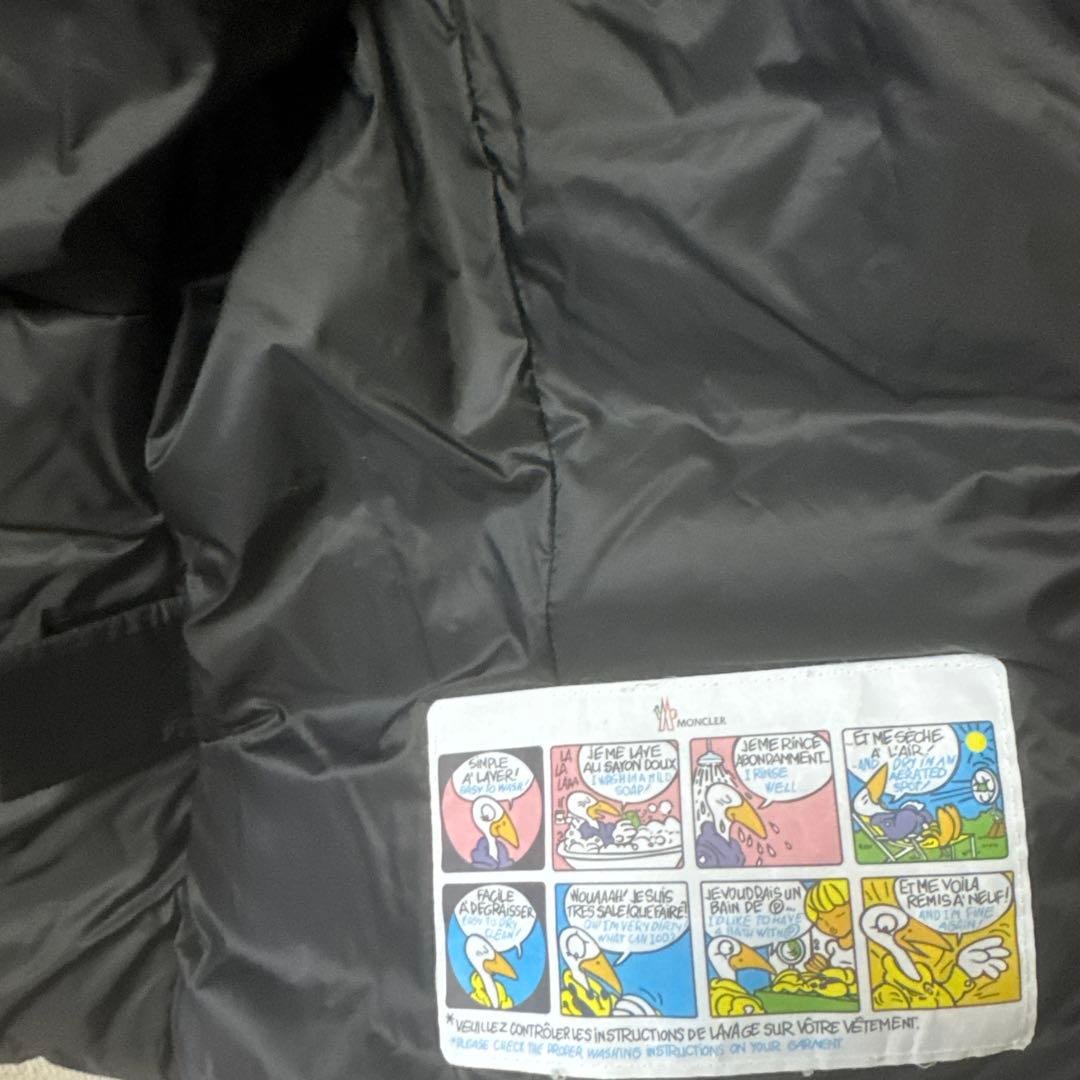 MONCLER ブラックサイズ2 ブラック ダウンベスト キルティング
