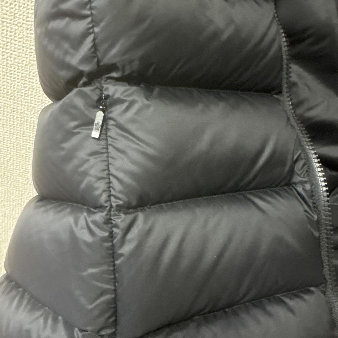 MONCLER ブラックサイズ2 ブラック ダウンベスト キルティング