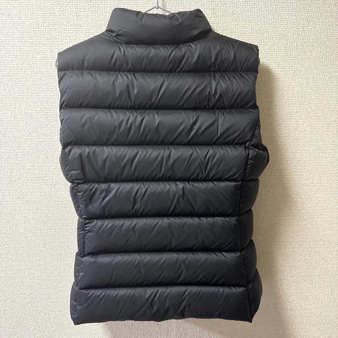 MONCLER ブラックサイズ2 ブラック ダウンベスト キルティング