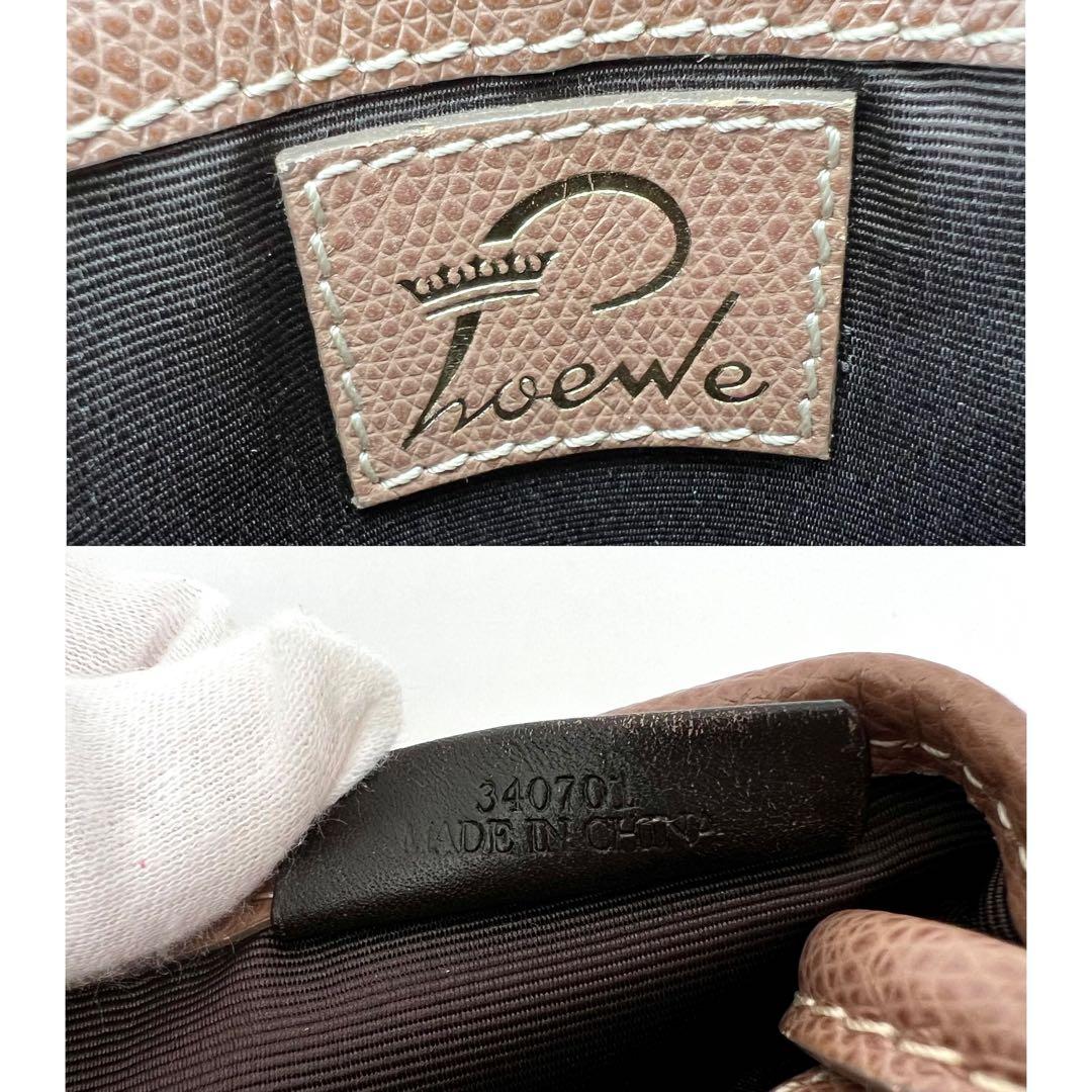 希少 ロエベ LOEWE ミニ ショルダー ポーチ　アナグラム　スマホショルダー