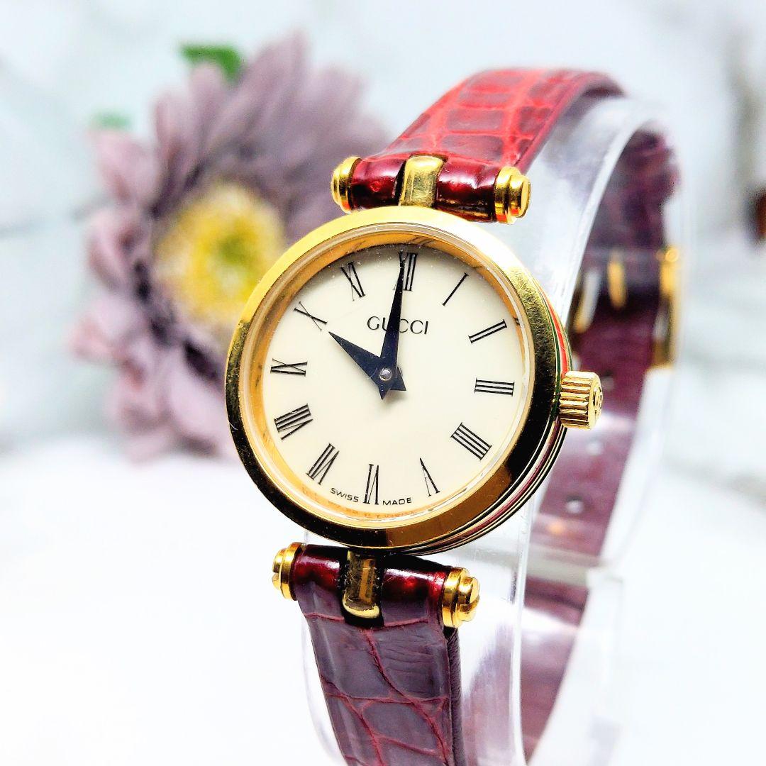 GUCCI グッチ 腕時計 シェリーライン アナログ レディース ローマン