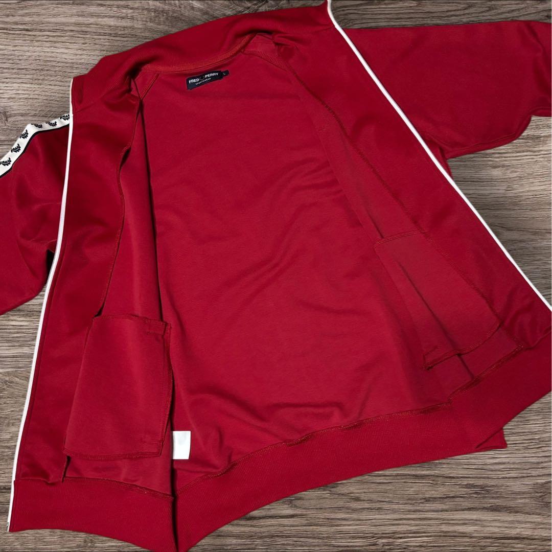 FRED PERRY フレッドペリー トラックジャケット レッド ジップアップ