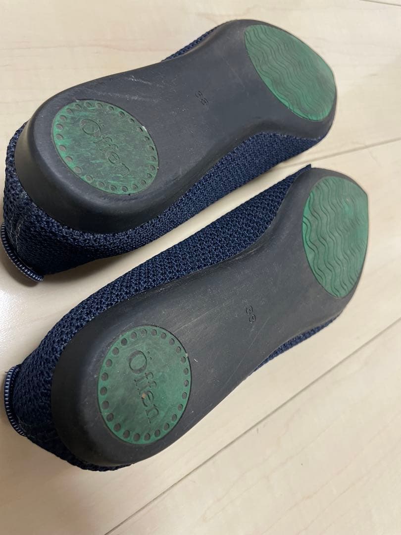 フラットシューズ　offen サイズ38⭐️再度出品します