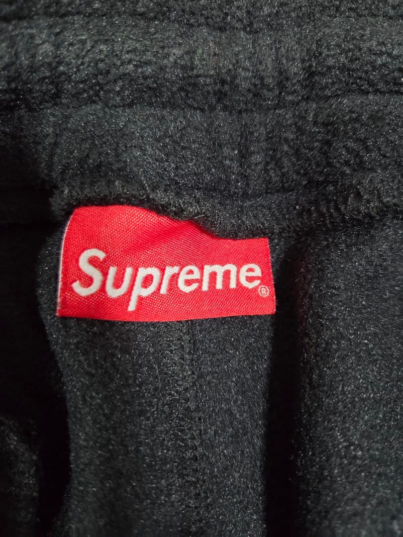 Supreme ブラック フリースパンツ　Mサイズ