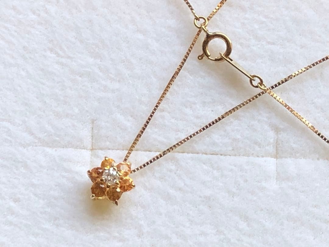 k10PGダイヤモンドネックレス