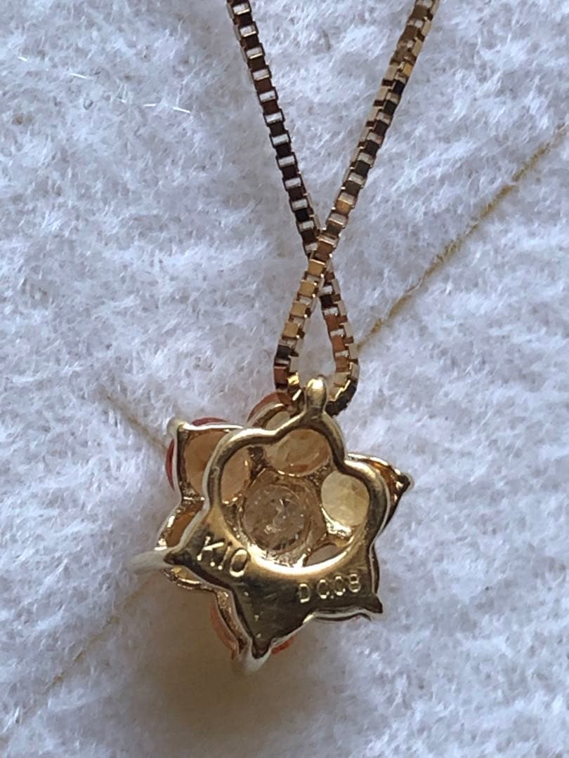 k10PGダイヤモンドネックレス