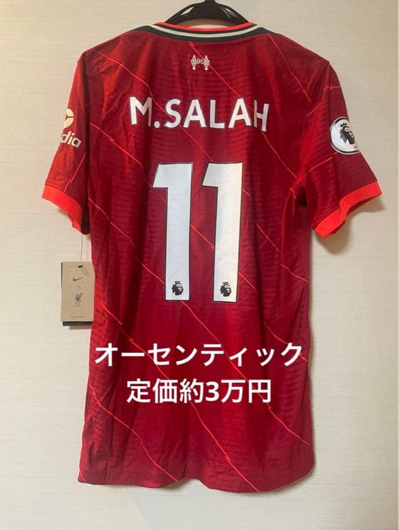 リバプール 21-22 サラー ホーム オーセンティックユニフォーム