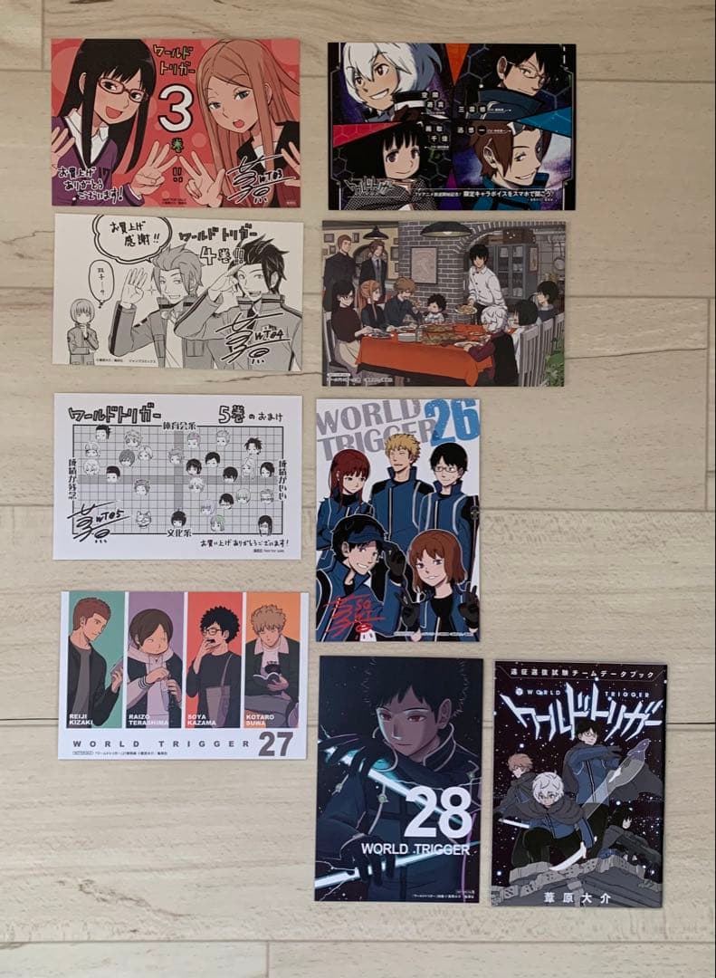 希少★全巻初版★ワールドトリガー 1巻〜28巻 データブック 特典あり