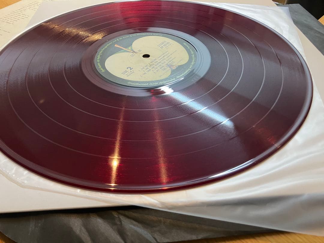 名盤　ニアミント赤盤　綺麗な赤盤　レットイットビー