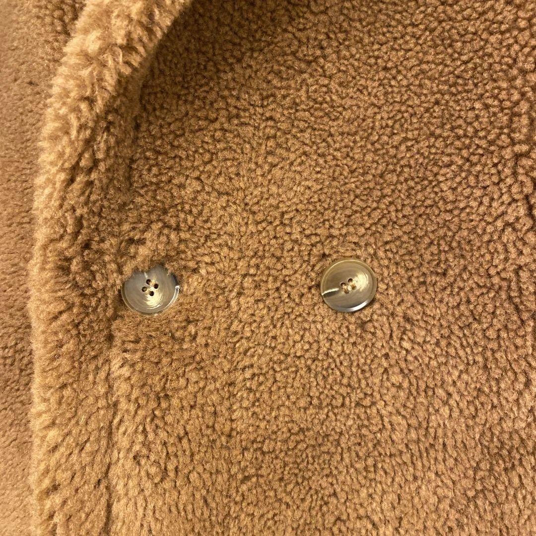 美品SAISON DE PAPILLON ロング ボアコートS