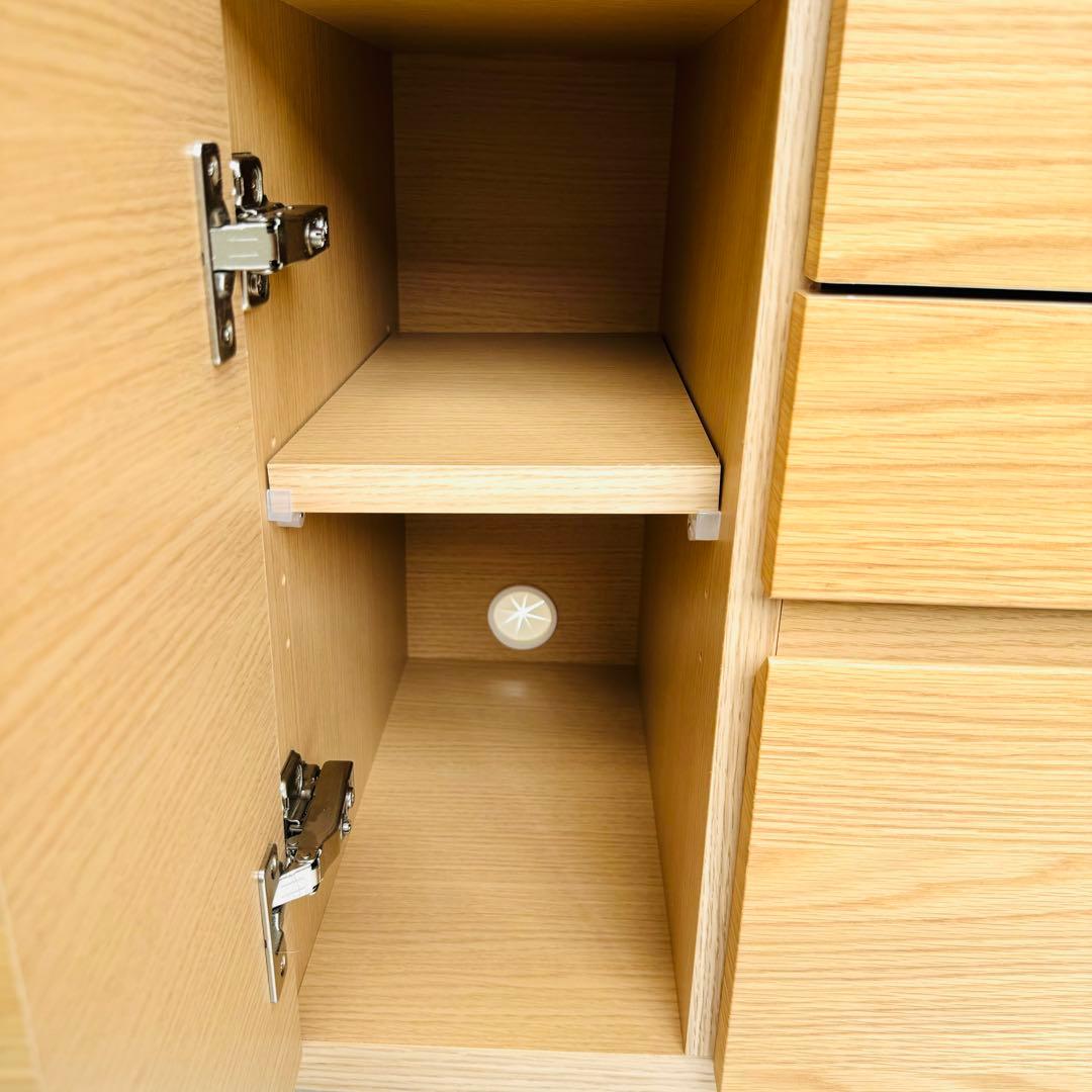 大川家具 モーブル パッチ2 キャビネット サイドボード 40cm 北欧スタイル