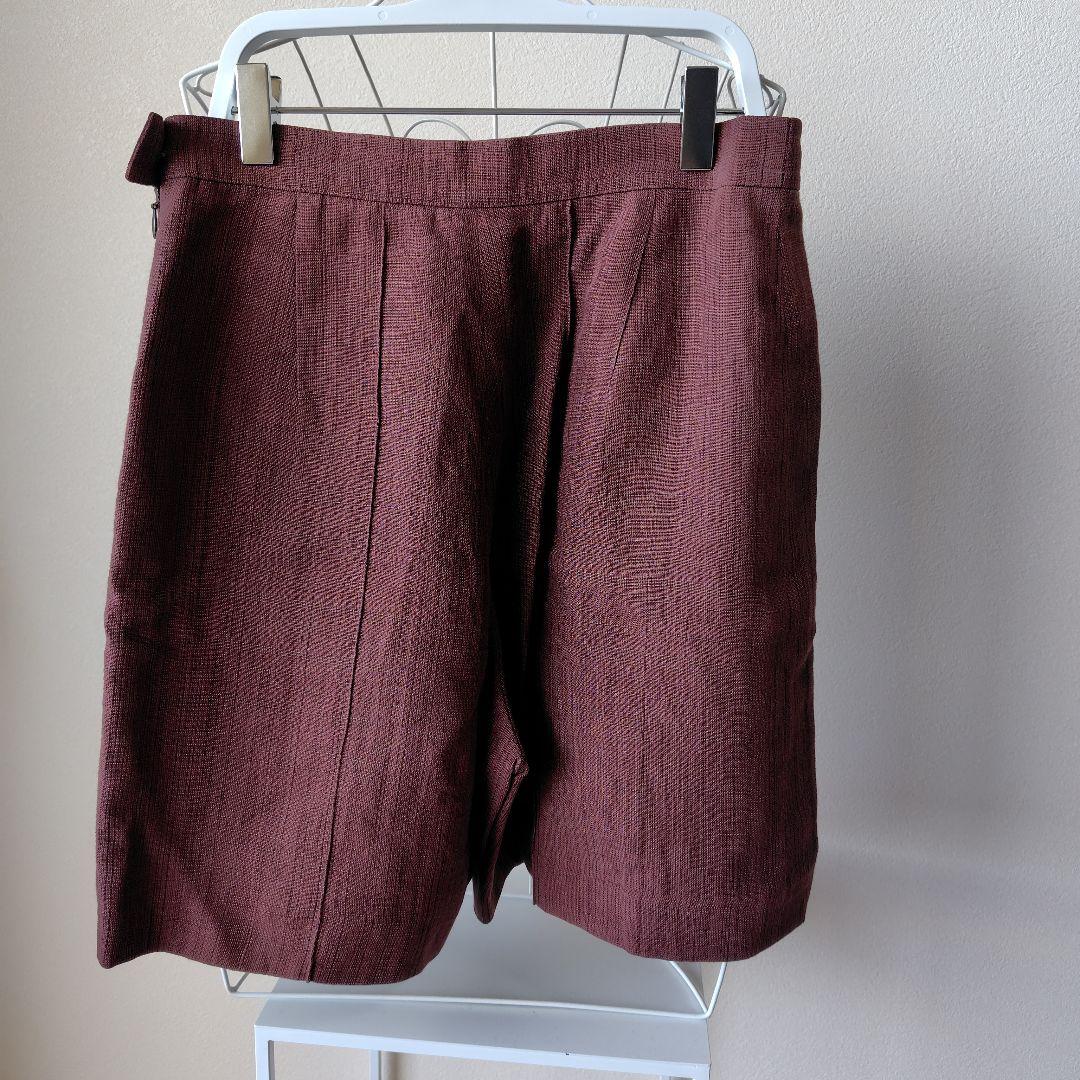 エルメス HERMES　ショートパンツ　麻