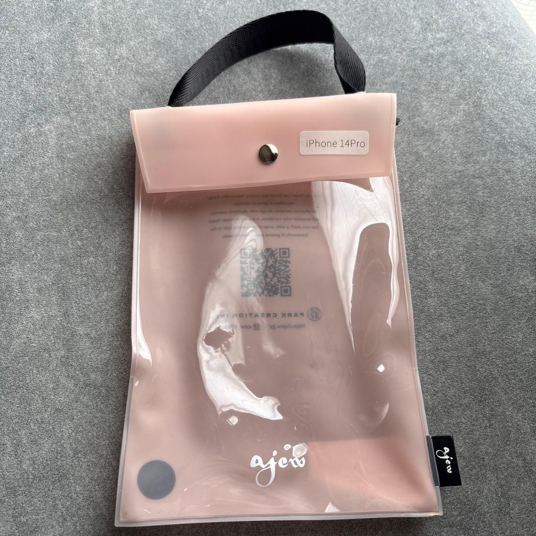 iPhoneアクセサリー ajew iPhone14pro denim case indigo