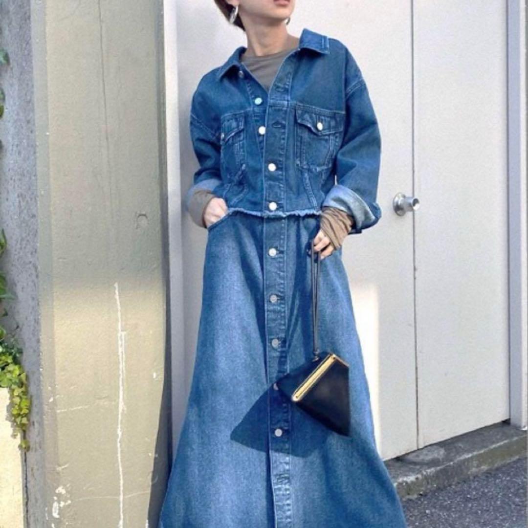 アメリヴィンテージ 4WAY DENIM DRESS デニム セットアップ M