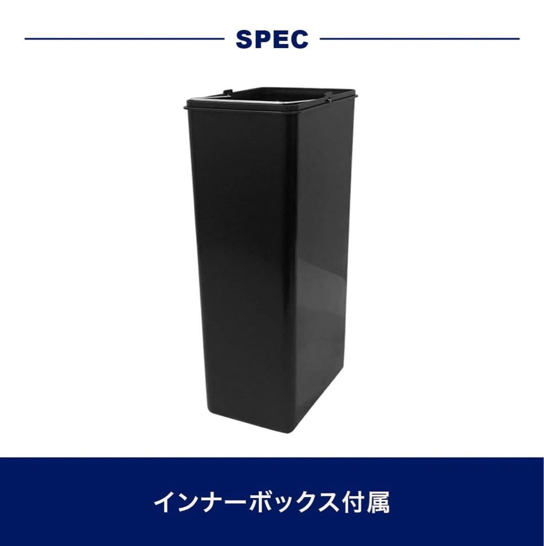 【新品】ステンレス製 3コンパートメント ゴミ箱