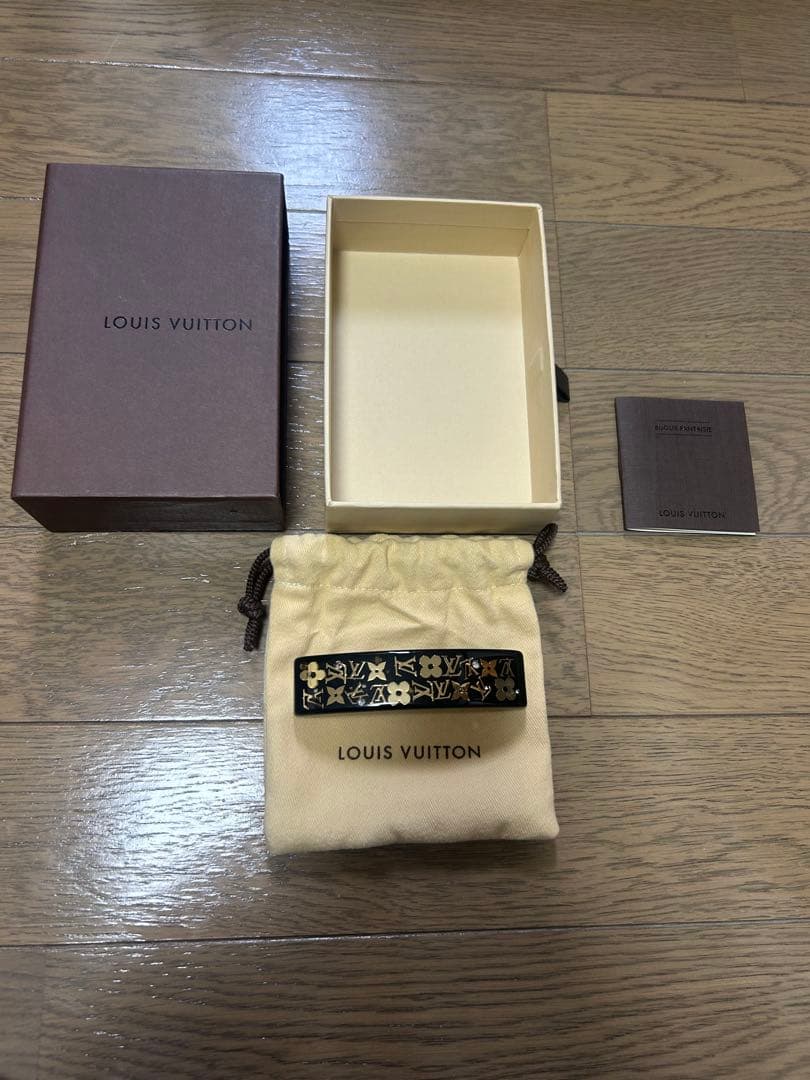 ルイヴィトン バレッタ ブラック 美品