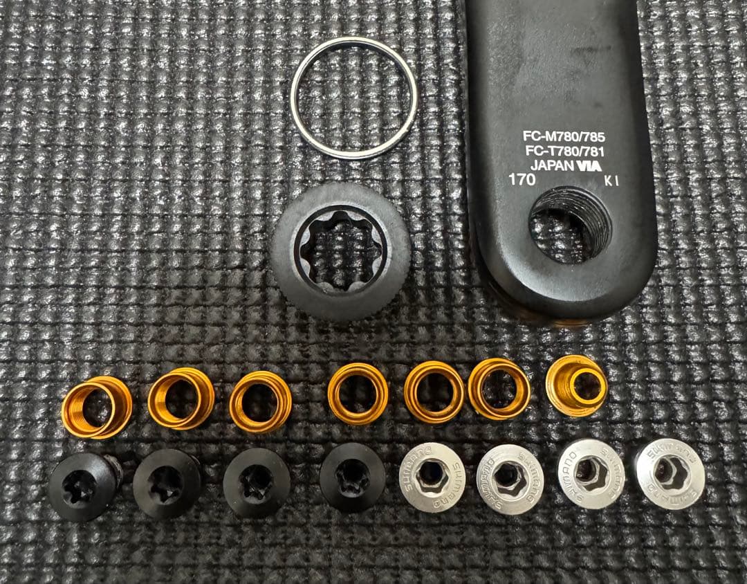 【美品】Shimano XT クランク　BBセット