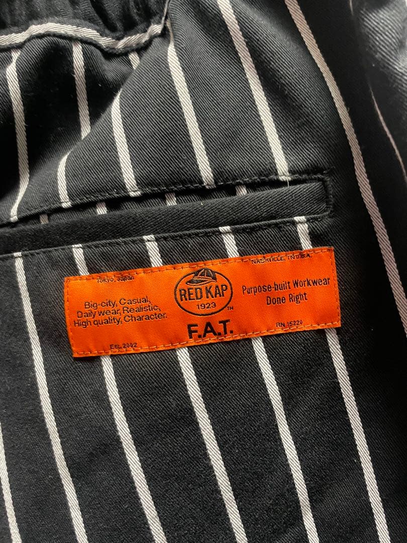 FAT×REDKAP ストライプパンツ