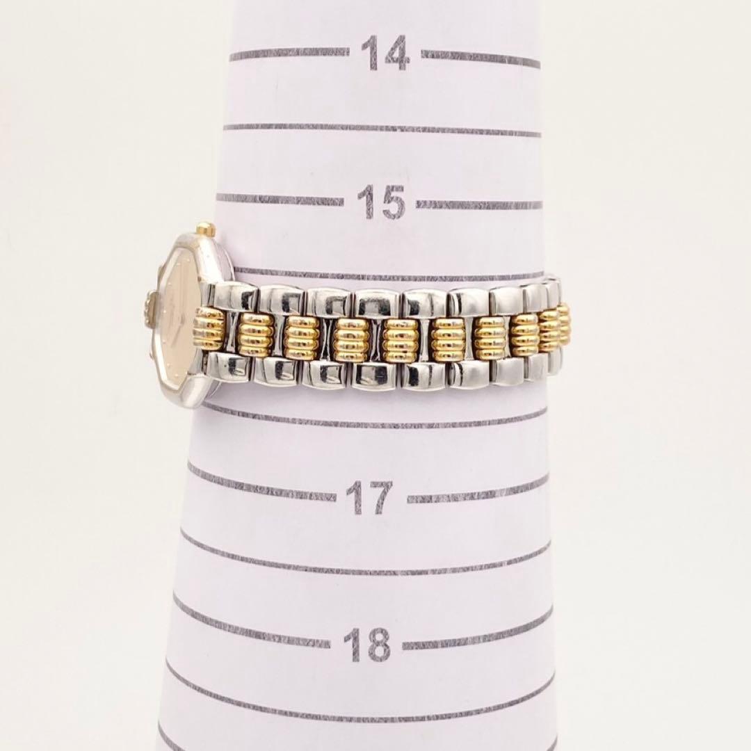 【稼働品】ディオール　オクタゴン　クォーツ 腕時計 コンビ レディース