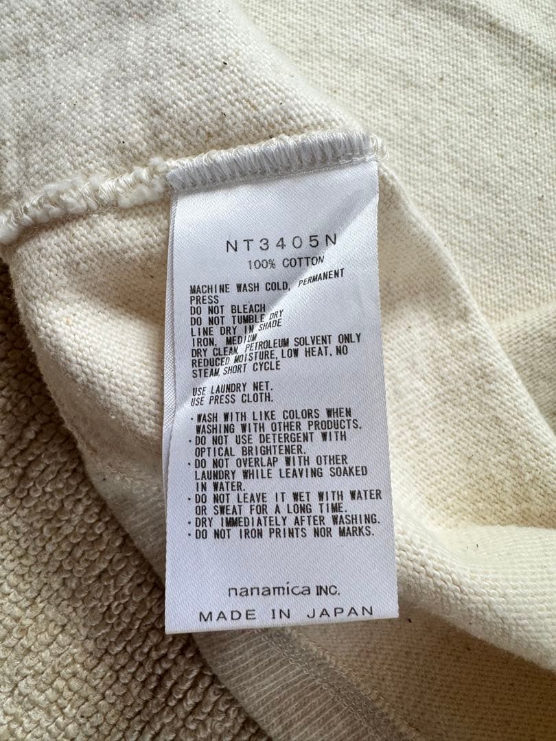 TNFPL フィールド ロング スリーブ グラフィック ティー ナチュラル L