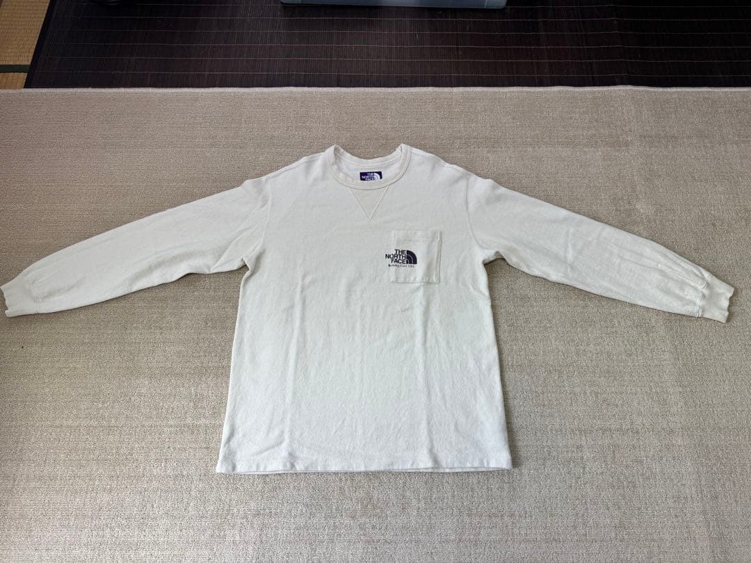 TNFPL フィールド ロング スリーブ グラフィック ティー ナチュラル L
