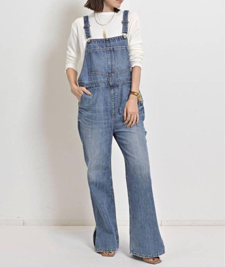 L'Appartement RED CARDデニムオーバーオール