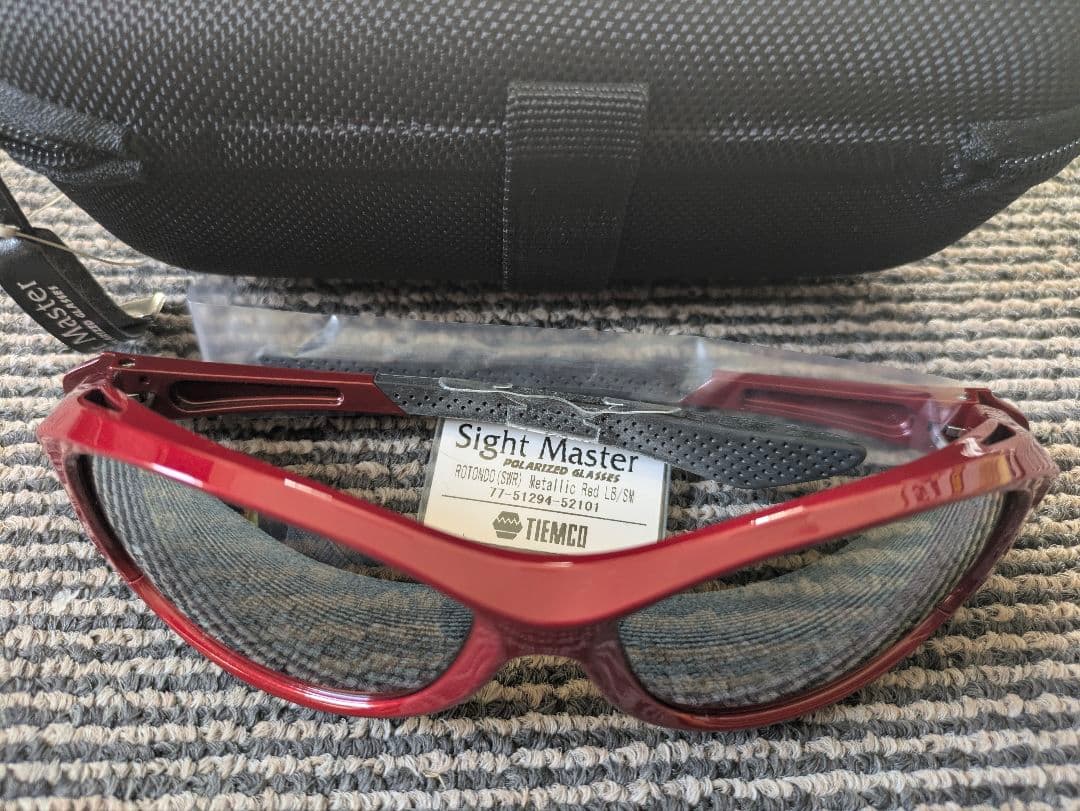 ティムコ TIEMCO サイトマスター ロトンド メタリックレッド 偏光グラス