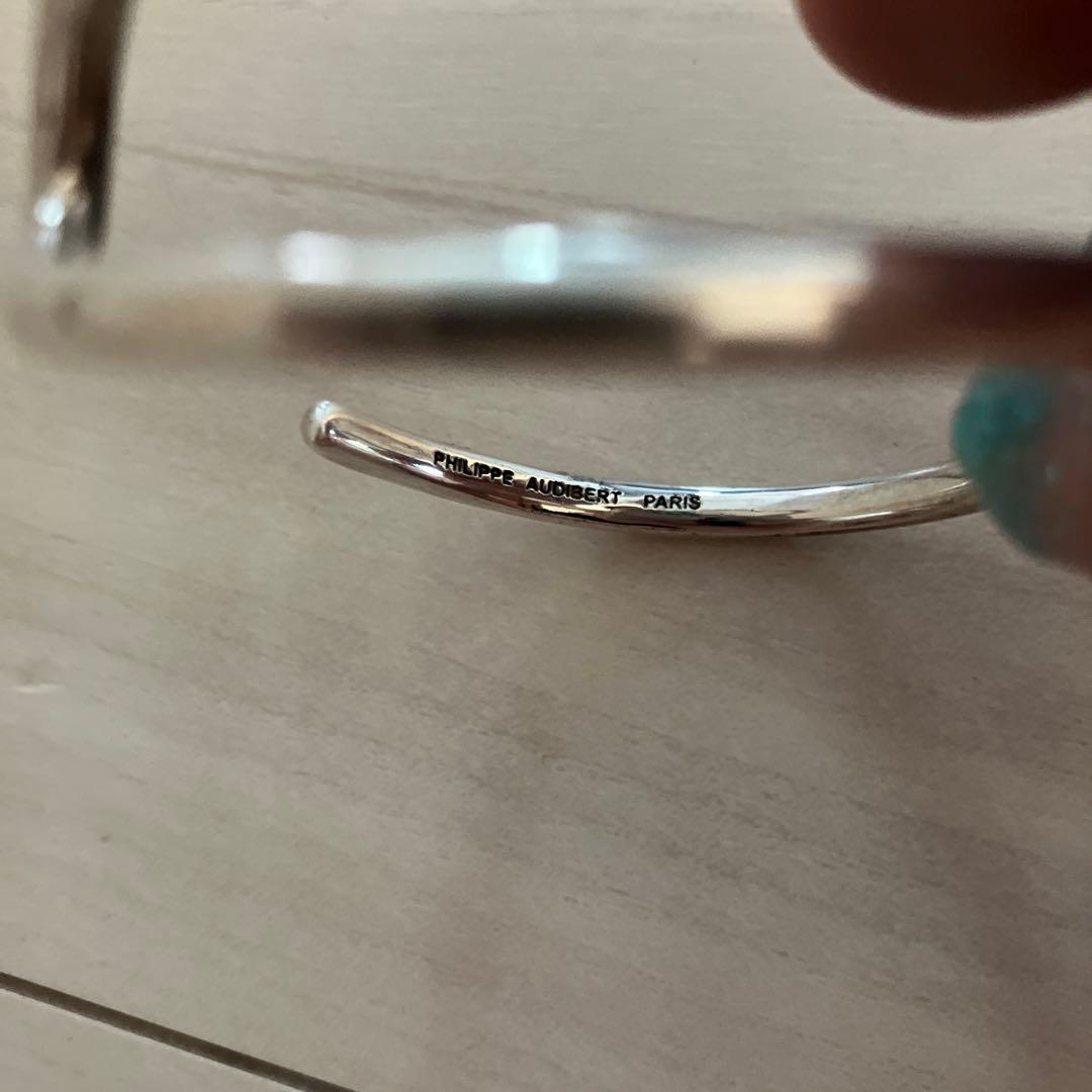 美品　フィリップオーディベール　バングル　SV925 アローズ　シルバー