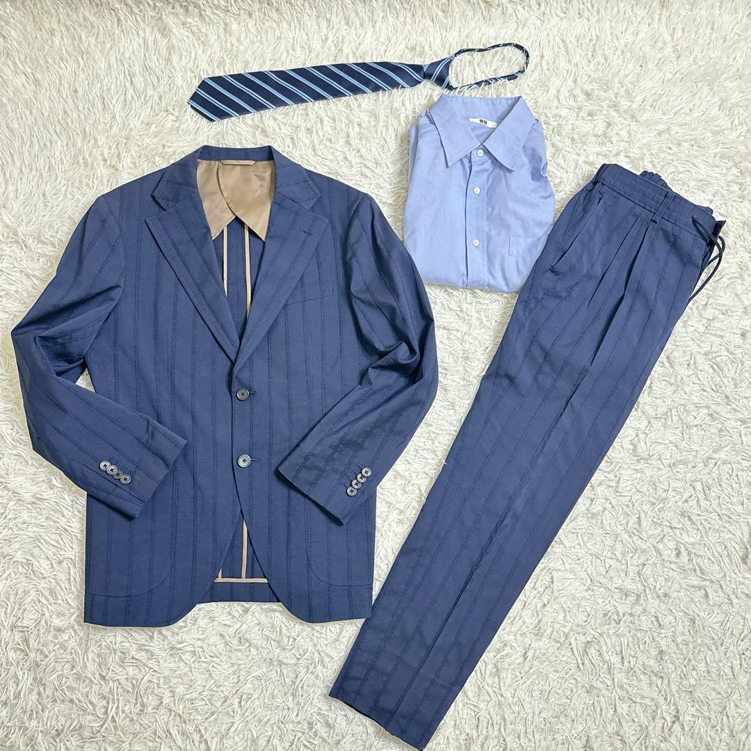 ✨高級✨　高身長　165 フォーマル　4点　卒業式　卒服　ネイビー　高級　男の子