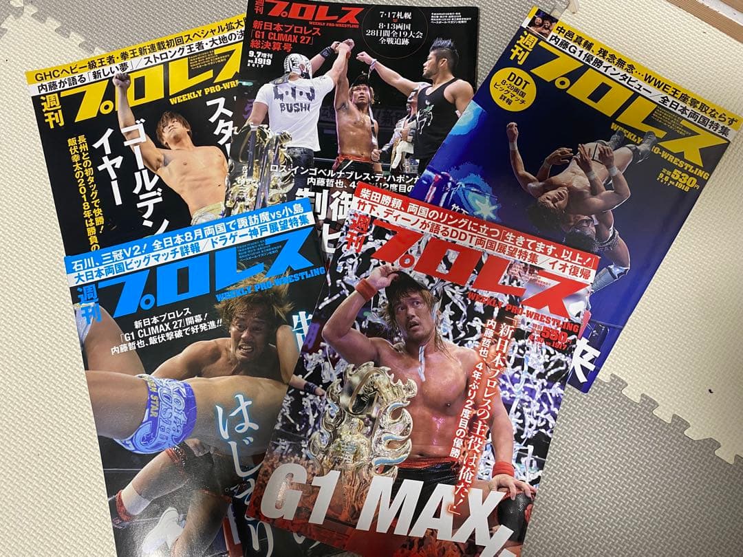 新日本プロレス　雑誌　17冊セット　おまけ付き