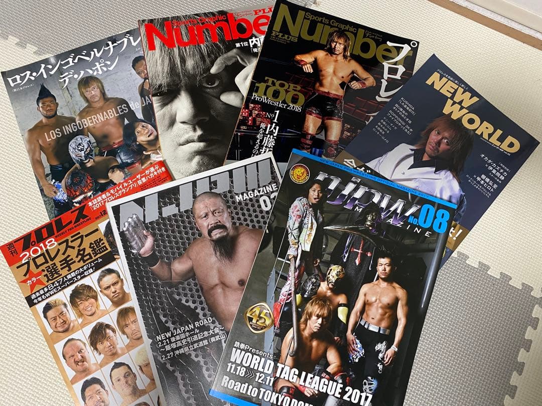 新日本プロレス　雑誌　17冊セット　おまけ付き