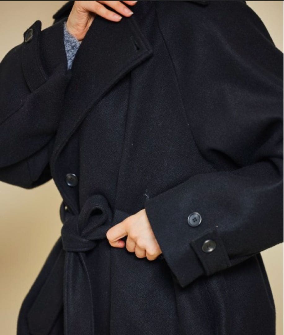 ゆ*う様 【Ameno Auro/アメノアウロ】メルトントレンチコート