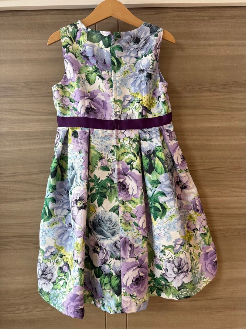 ANNA SUI mini花柄ノースリーブワンピース