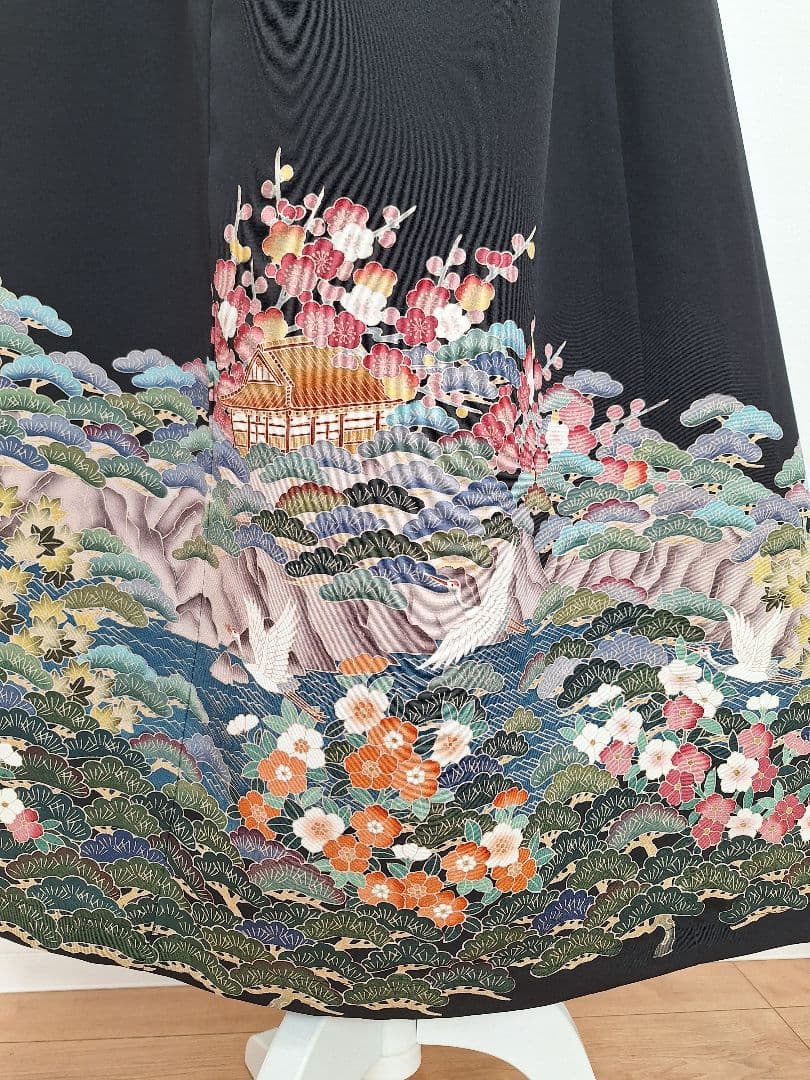 着物リメイクワンピース3668