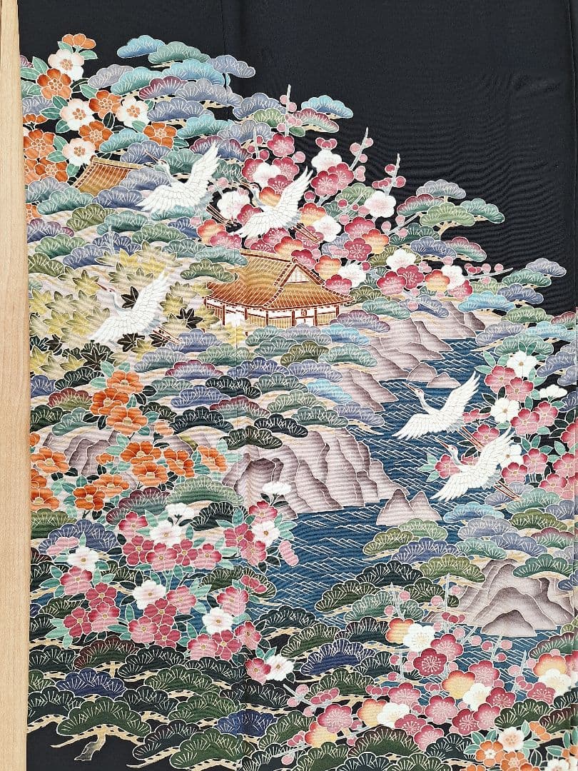 着物リメイクワンピース3668