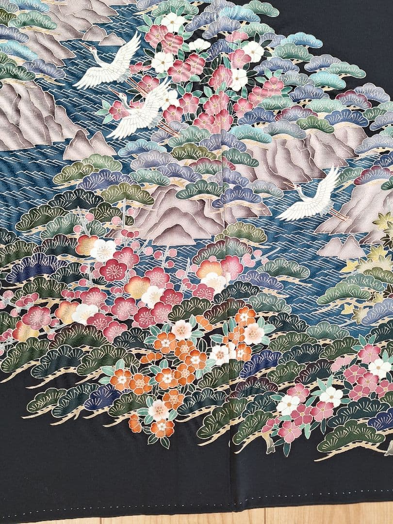 着物リメイクワンピース3668