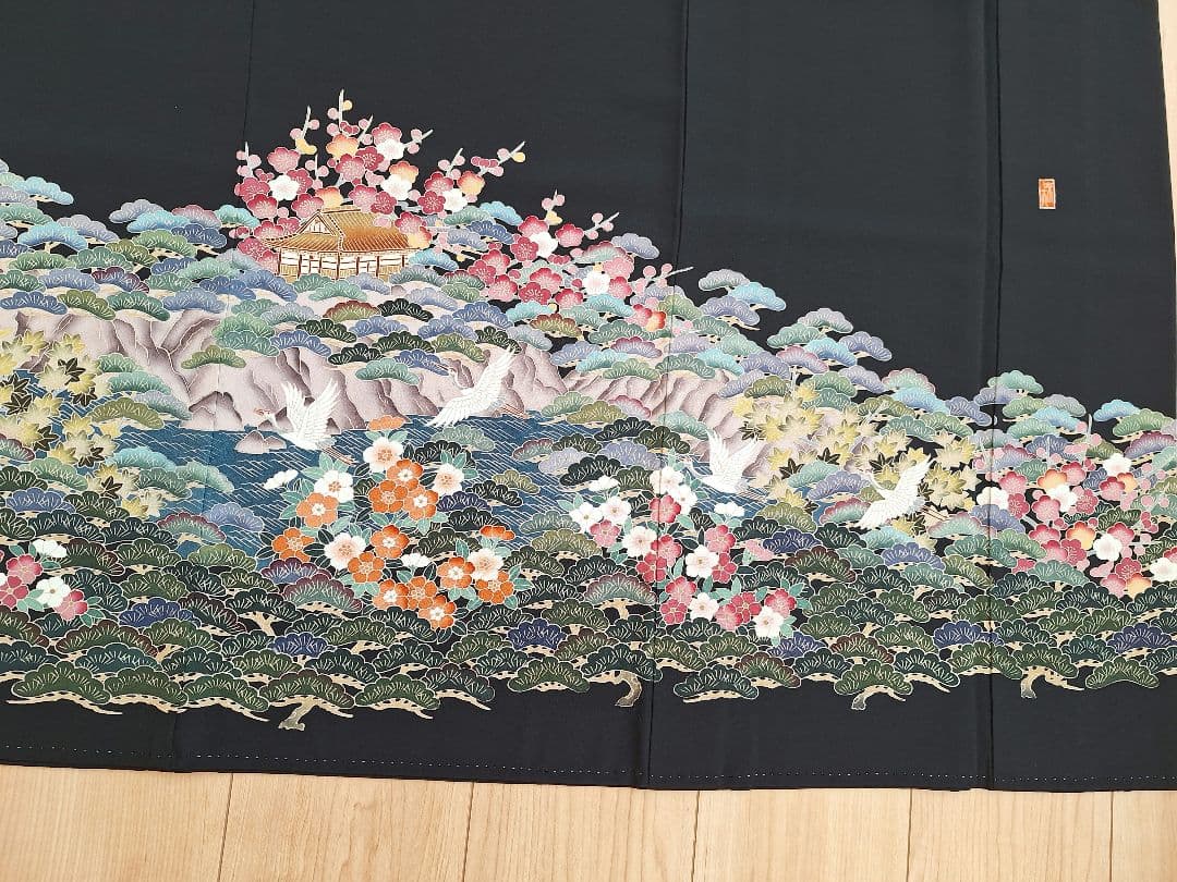 着物リメイクワンピース3668