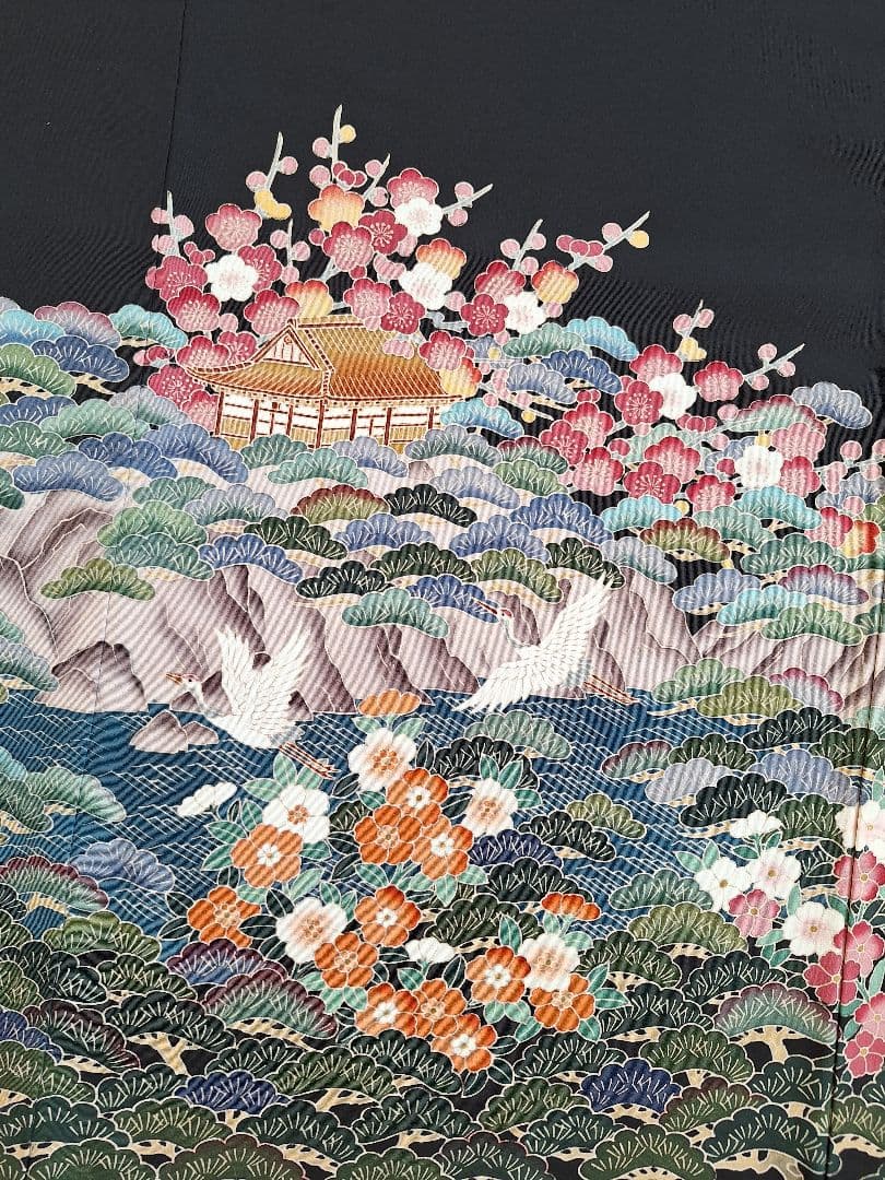 着物リメイクワンピース3668