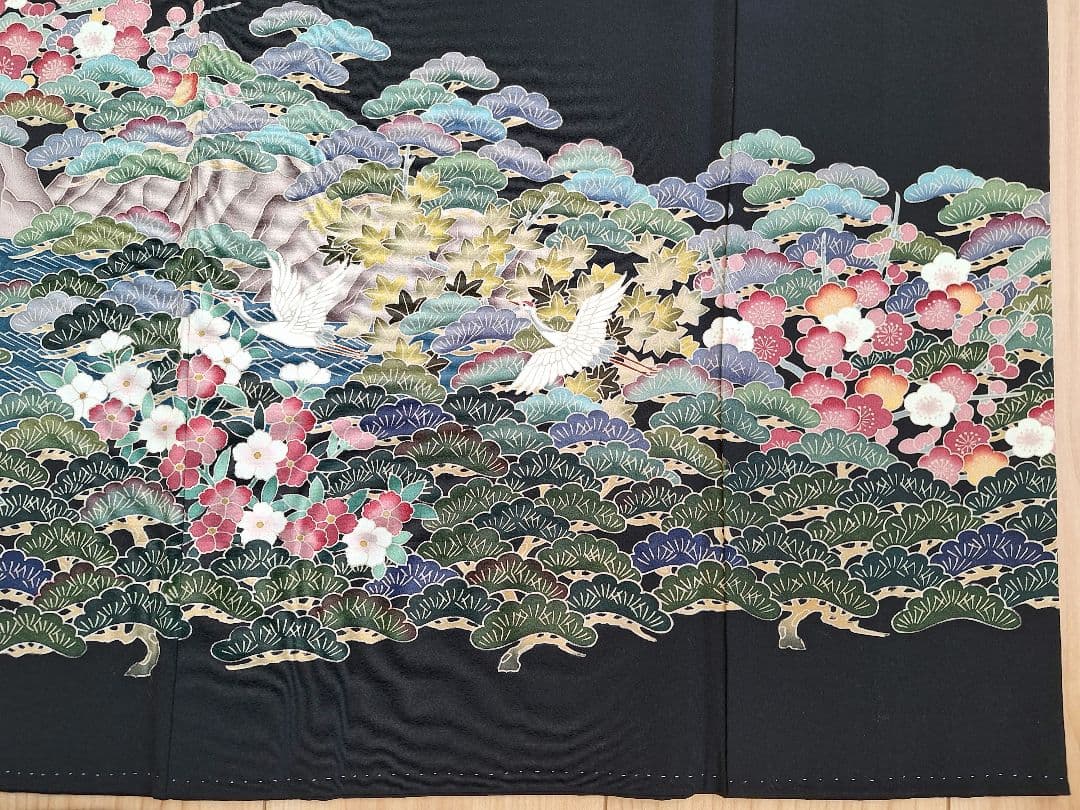 着物リメイクワンピース3668