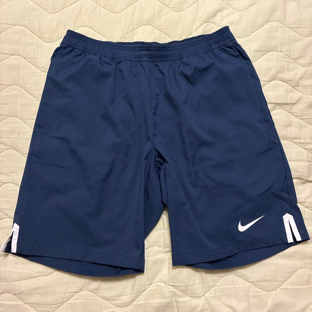 Nike テニス ゲームシャツ&ネイビーハーフパンツ L/フェデラー