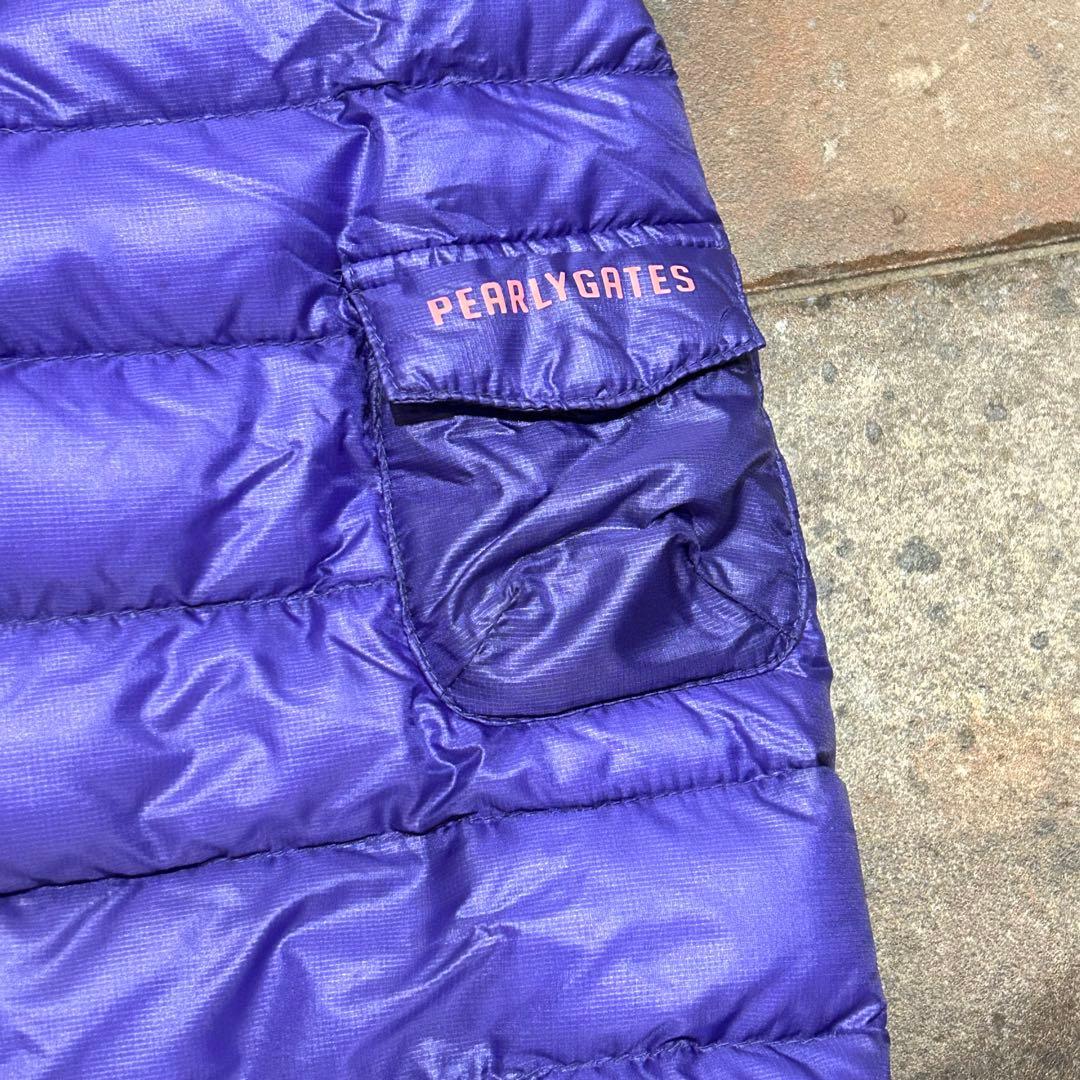 PEARLY GATES 2WAYダウンジャケット パープル系 サイズ2