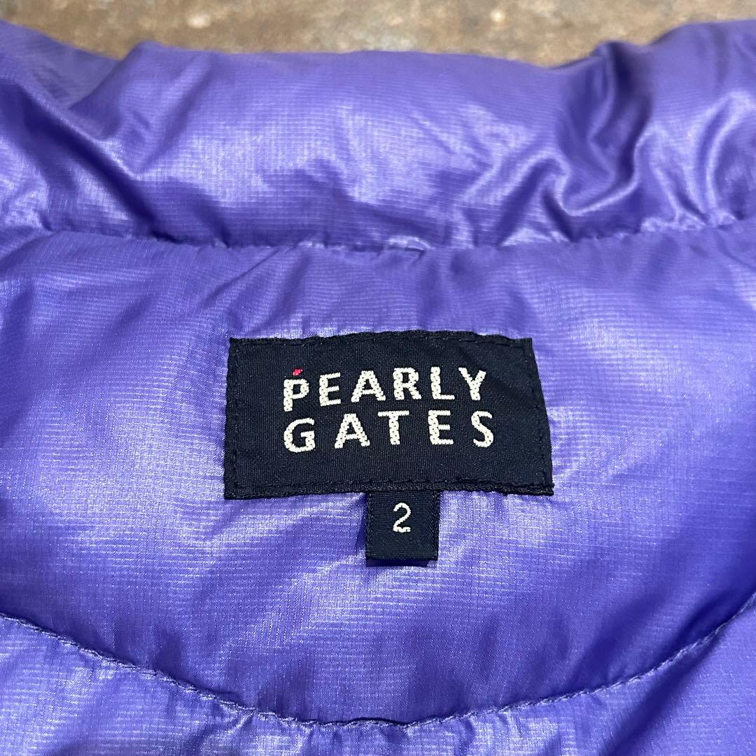 PEARLY GATES 2WAYダウンジャケット パープル系 サイズ2