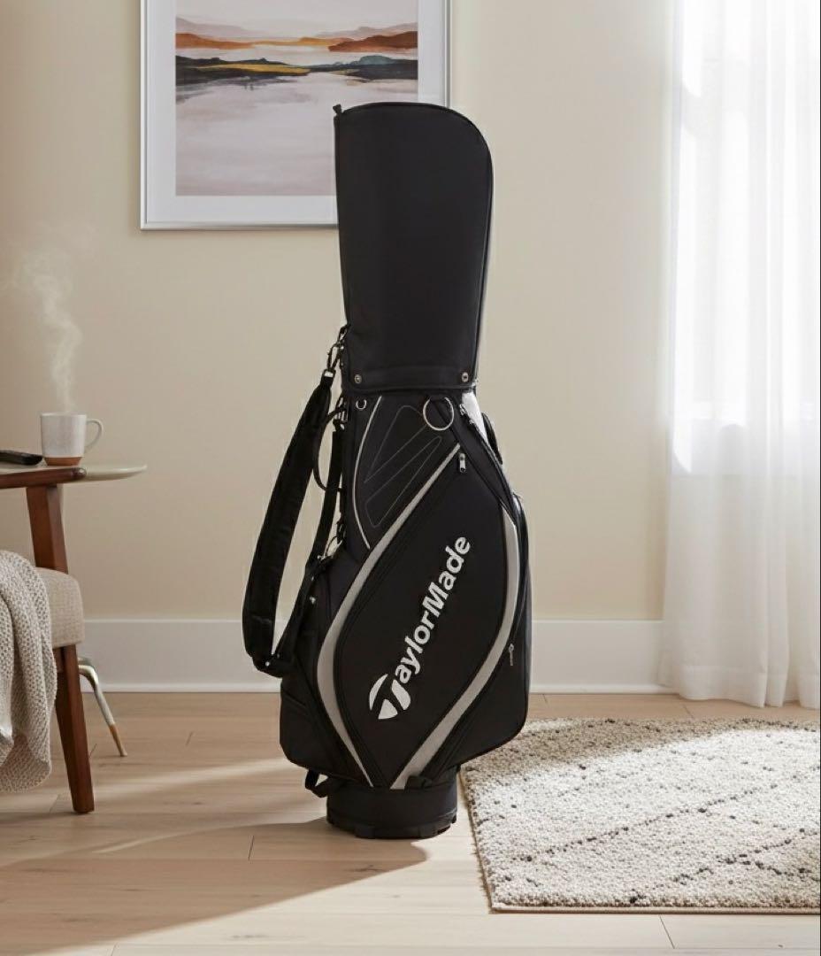新品未使用　テーラーメイド　キャディバッグ　軽量　ブラック&グレー