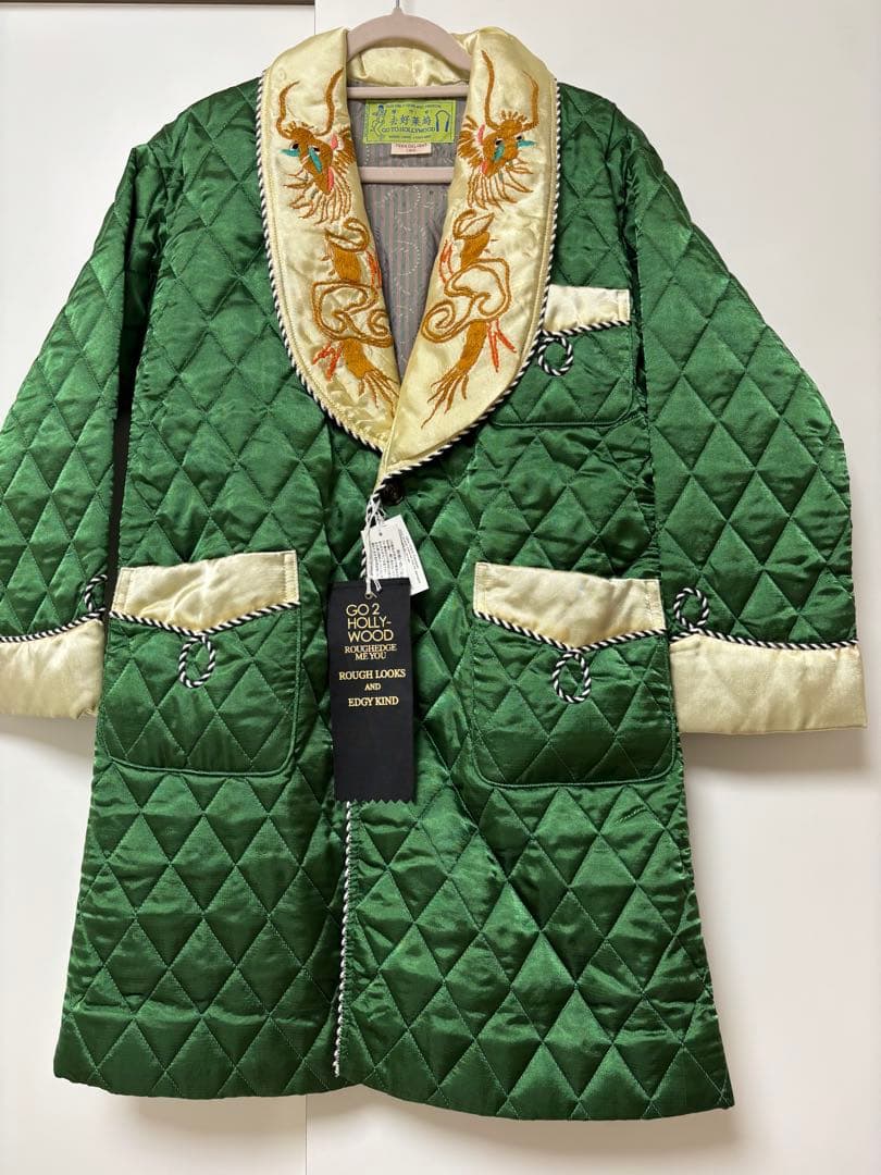 アルビgotoHollywood刺繍キルティングガウンコート