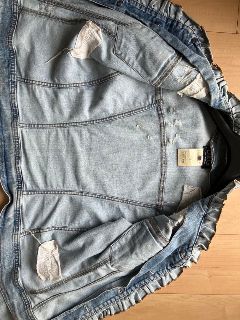 【お値下げ】D&G デニムジャケット レディース ヴィンテージ風