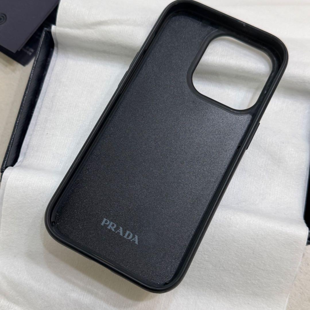 PRADA iPhone14pro ケース 正規品 レザー