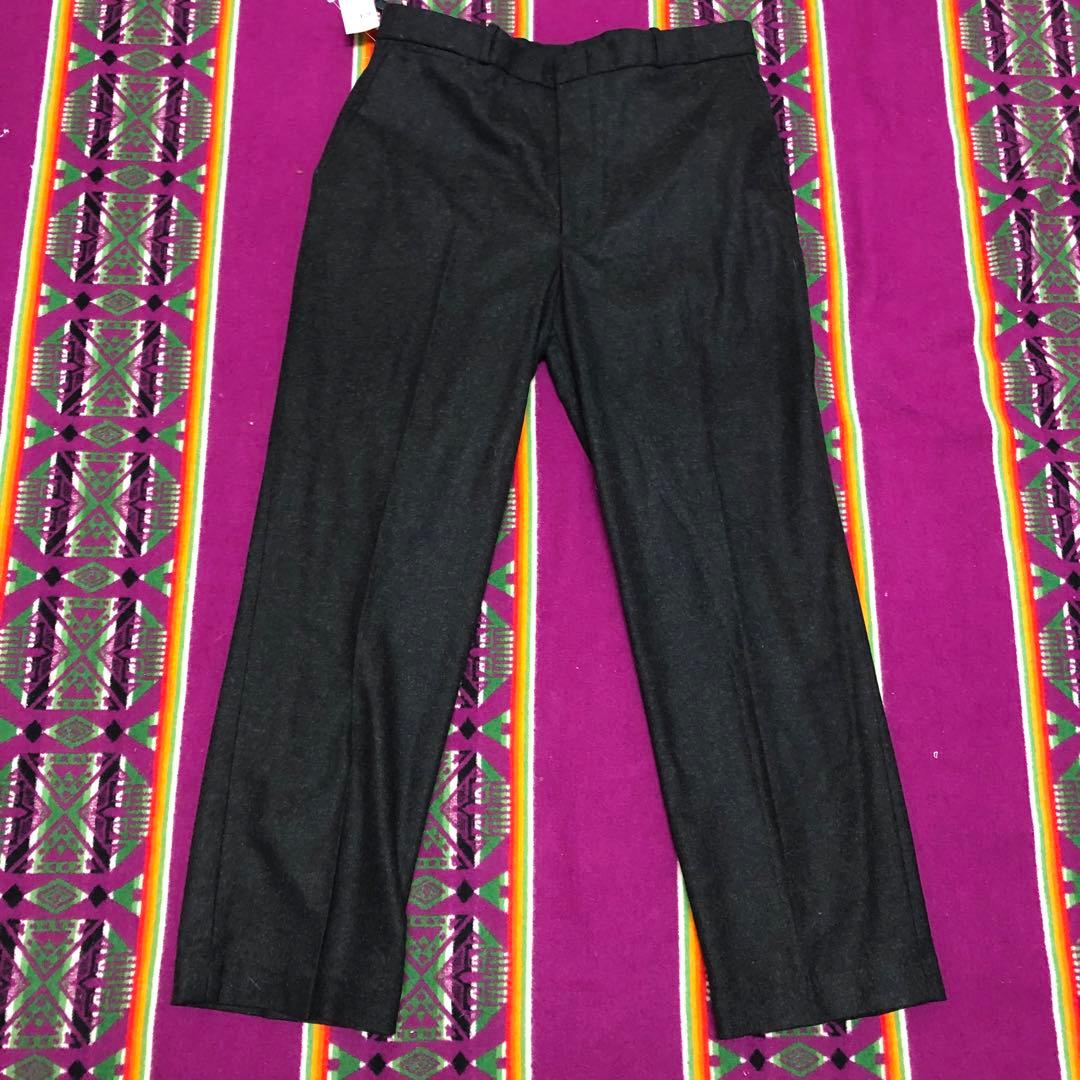 新品タグ付きポロラルフローレンウールパンツチャコールグレー36 /30