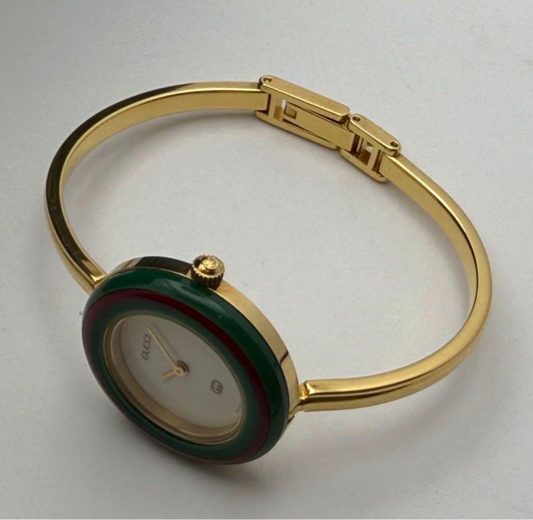 【美品】 グッチ　チェンジベゼル　クォーツ　ベゼル11個付　箱付き